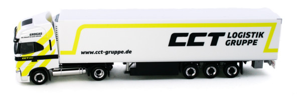 Herpa 947534 - Iveco S-Way LNG Kühlkoffer-Sattelzug &quot;CCT Logistik Gruppe&quot; - 1:87