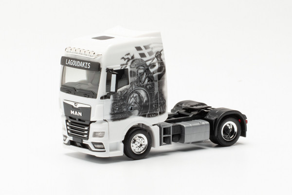 Herpa 314473 - MAN TGX GX Zugmaschine „Lagoudakis 1 / Archilles, Held von Troja“ - 1:87