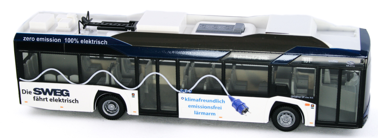 Rietze 73030 - Solaris Urbino 12´14 electric SWEG - 1:87