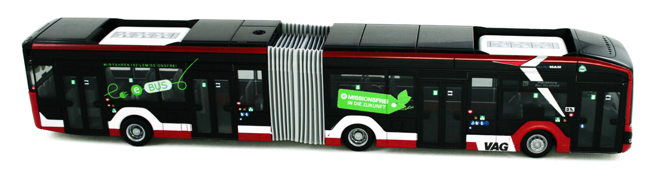 Rietze 76501 - MAN Lion´s City 18 E VAG Nürnberg - 1:87 | Busse