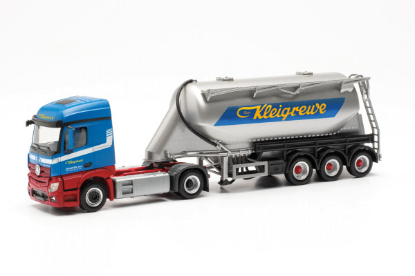 Herpa 316132 - Mercedes-Benz Actros Streamspace 2.3 Eutersilo-Sattelzug „Kleigrewe“ - 1:87