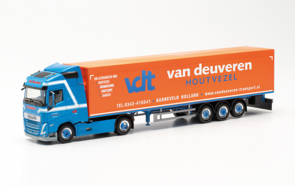 Herpa 315463 - Volvo FH Gl. 2020 Schubboden-Sattelzug „van Deuveren“ - 1:87