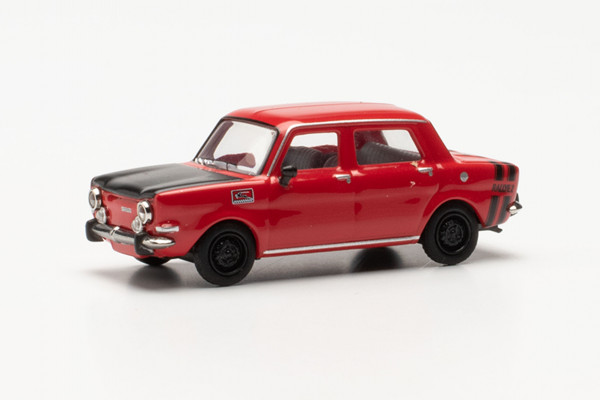 Herpa 024358-003 - Simca Rallye II, rot / Felgen schwarz - 1:87