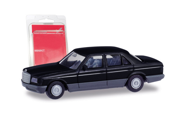 Herpa 013727-002 - Minikit Mercedes-Benz S-Klasse, schwarz - 1:87