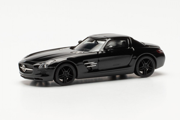 Herpa 420501-002 - Mercedes-Benz SLS AMG, schwarz - 1:87