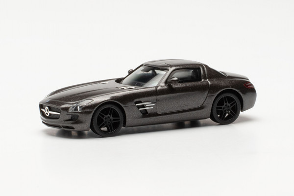 Herpa 430784-002 - Mercedes-Benz SLS AMG, Monza grau metallic - 1:87