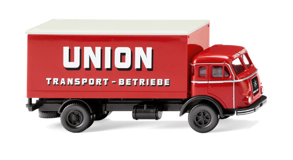 Wiking 042502 - Koffer-Lkw (Henschel) &quot;Union Transport&quot; - 1:87