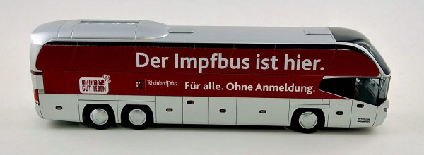 Rietze 67139 - Neoplan Cityliner C07 Bohr Reisen - Impfbus - 1:87