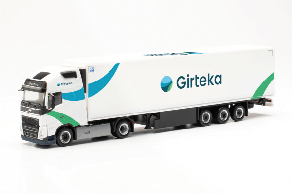 Herpa 316460 - Volvo FH Gl. XL 2020 Kühlkoffer-Sattelzug &quot;Girteka&quot; - 1:87