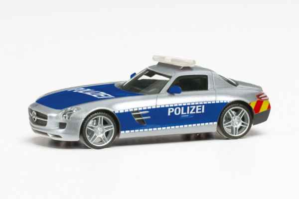Herpa 096515 - Mercedes-Benz SLS AMG „Polizei Showcar“ - 1:87